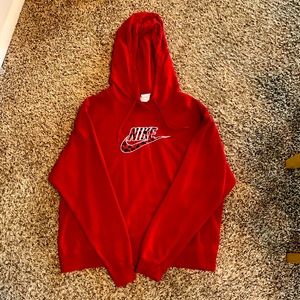 Nike casual sweatshirt Deep red Medium